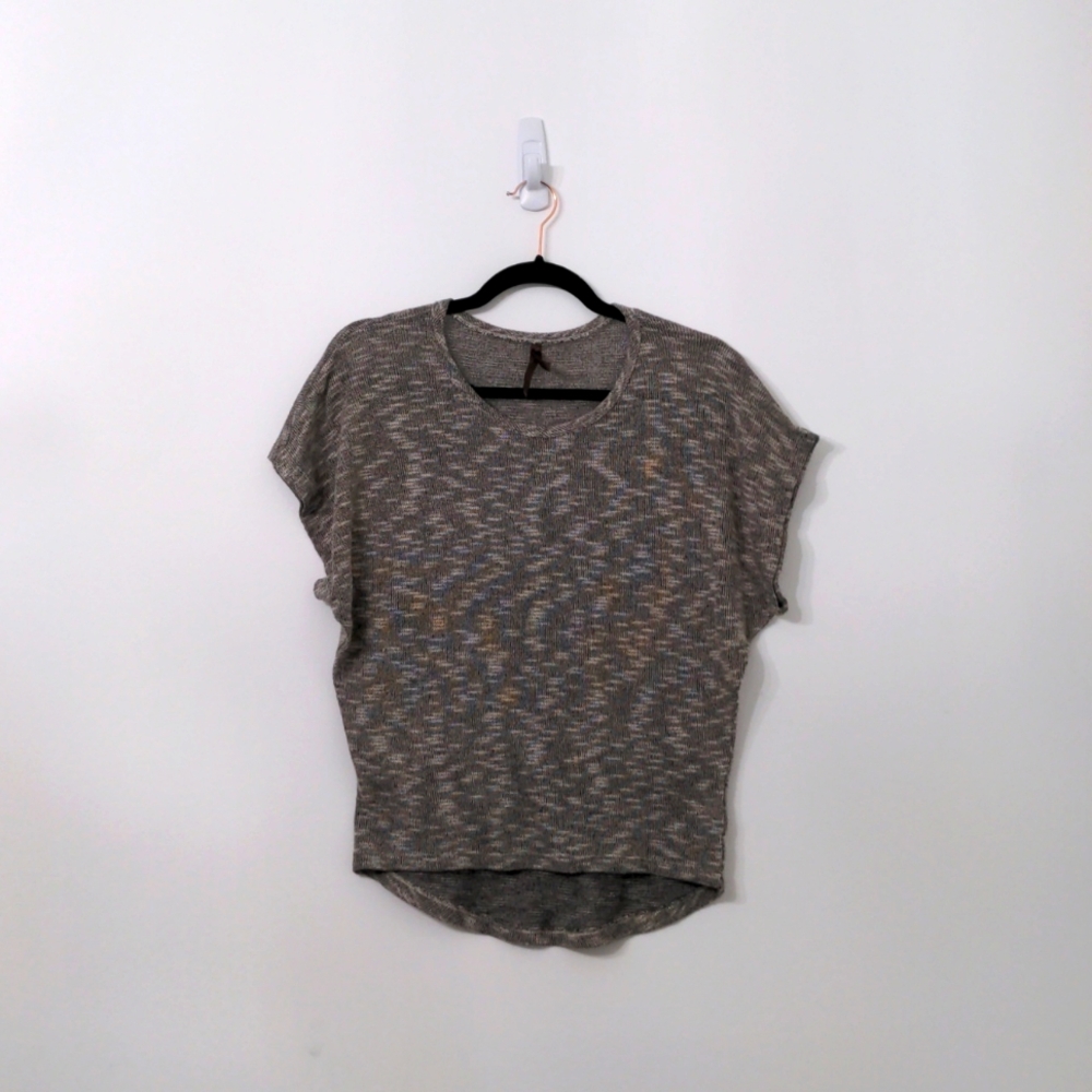 brown sweater blouse